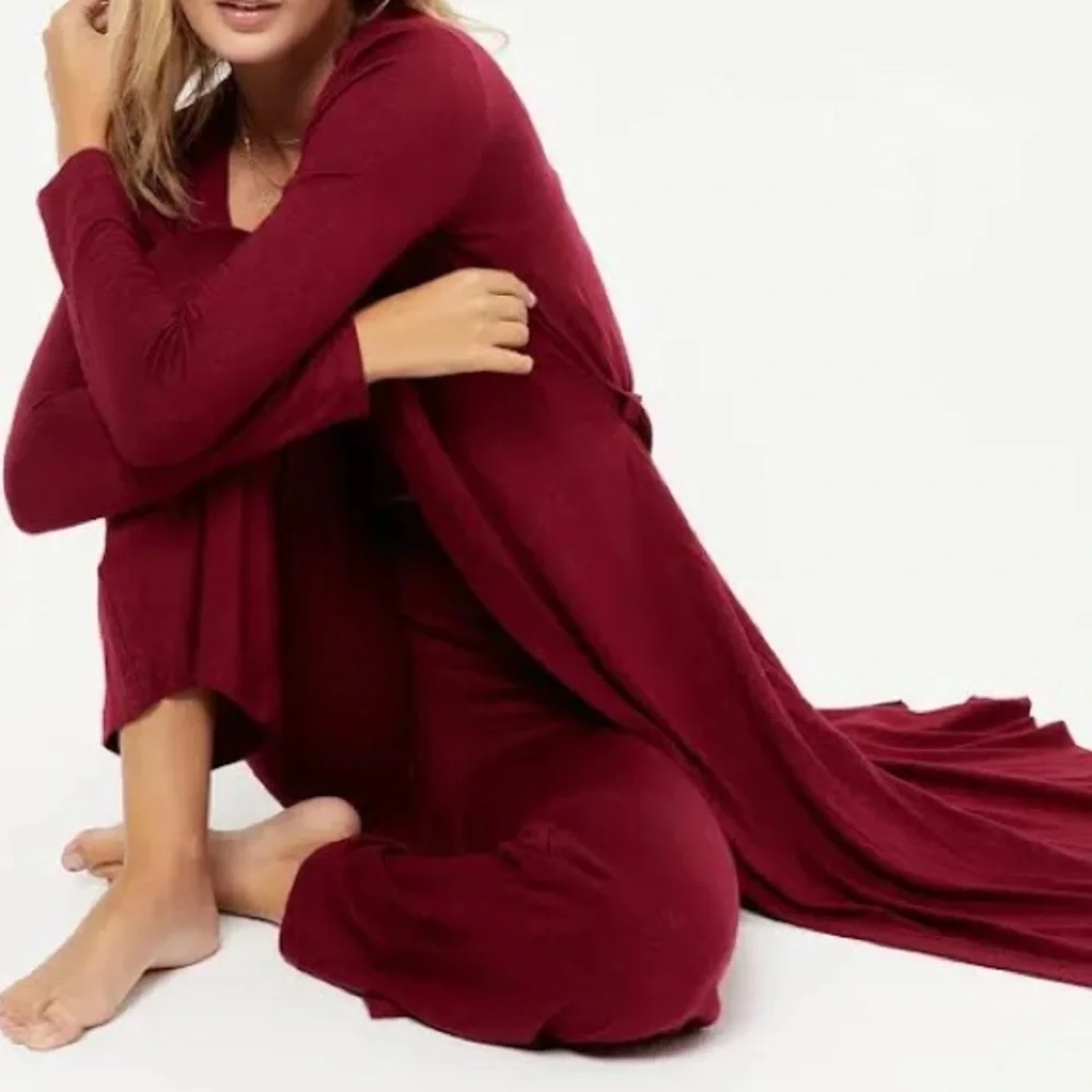 *NWT* Duster!!  L*SPACE Audrey Duster size small Cabernet - Picture 4 of 5